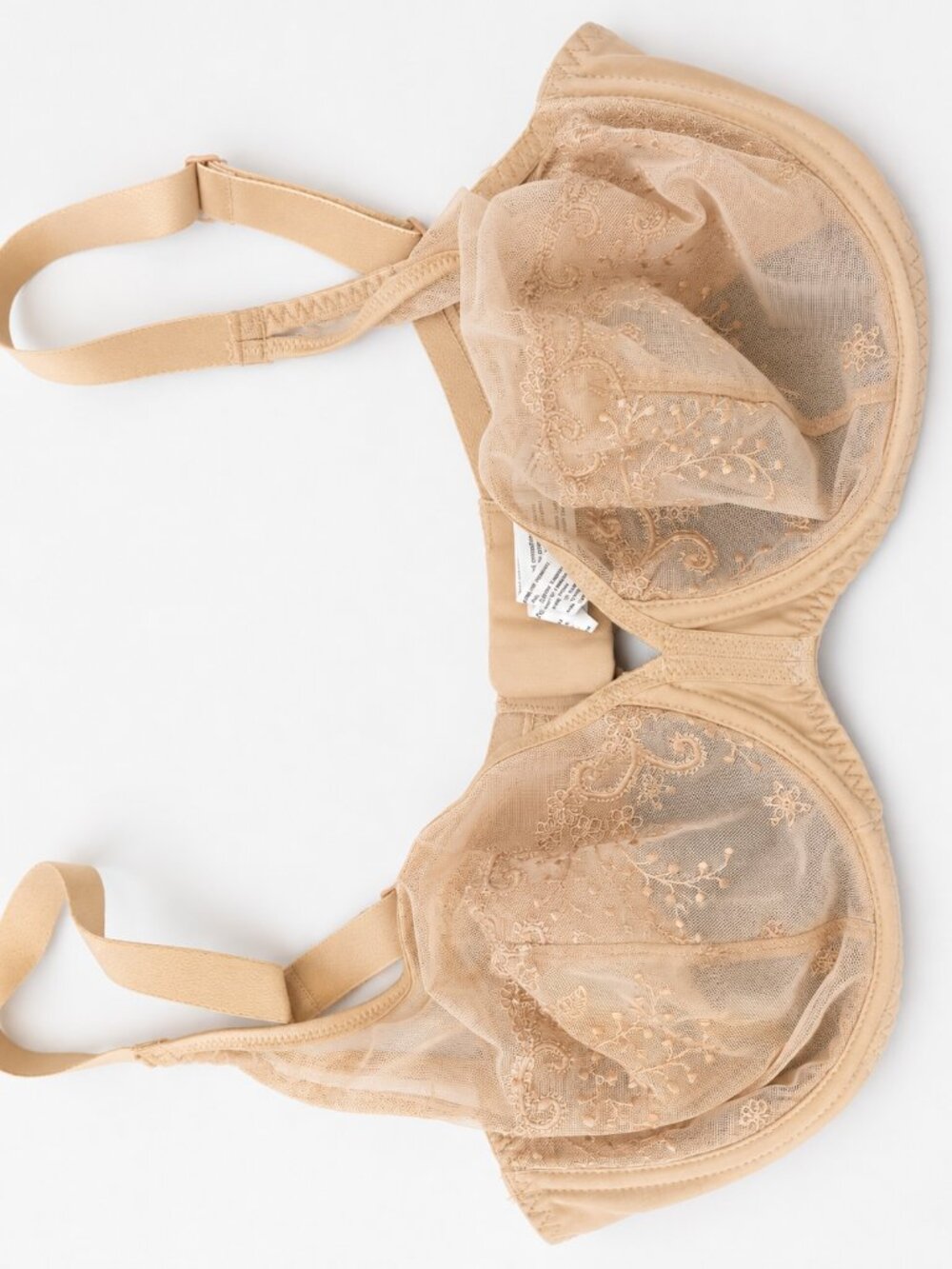 Simone Pérèle Perele Delice Plunge Bra Nude Lace Embroidered 32F